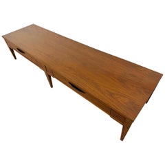 Mid-Century Modern Kent Coffey Tempo Walnut Coffee Table