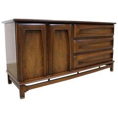 Vintage Mid-Century Modern Kent Coffey 
The Grenada
 Walnut Credenza Dresser