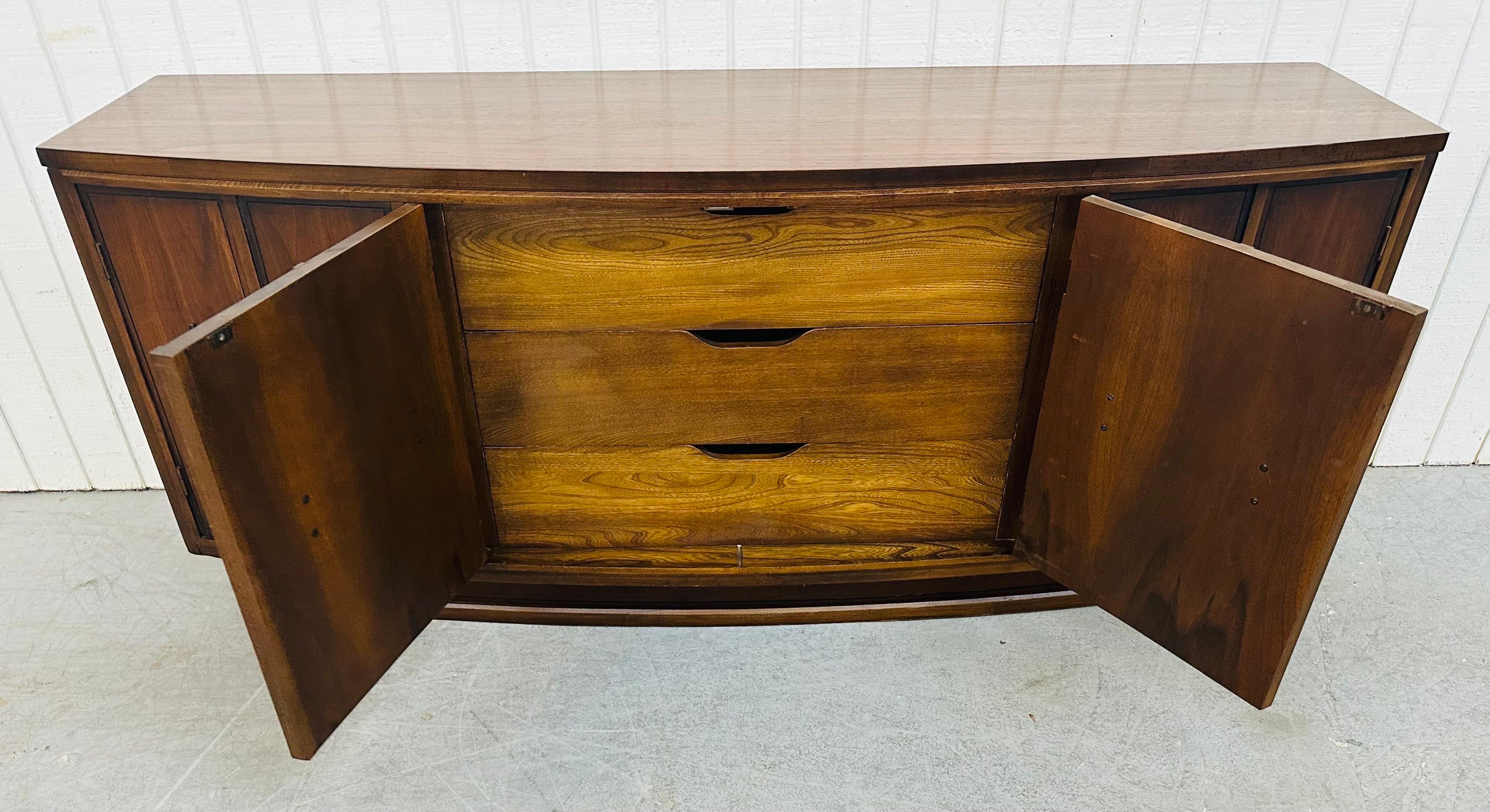 Mid-Century Modern Kent Coffey Walnut Credenza 3