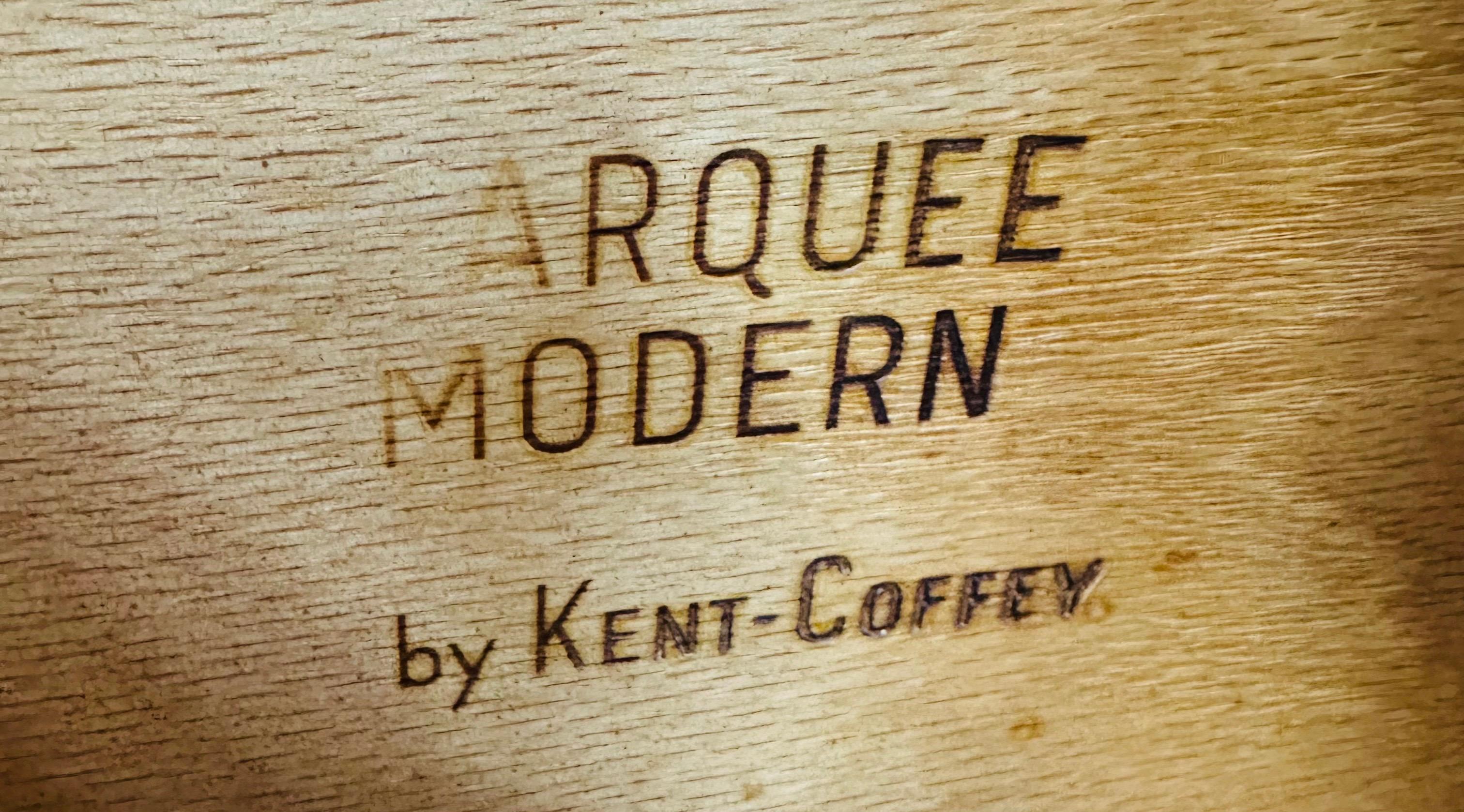 Mid-Century Modern Kent Coffey Walnut Nightstands - Set of 2 1