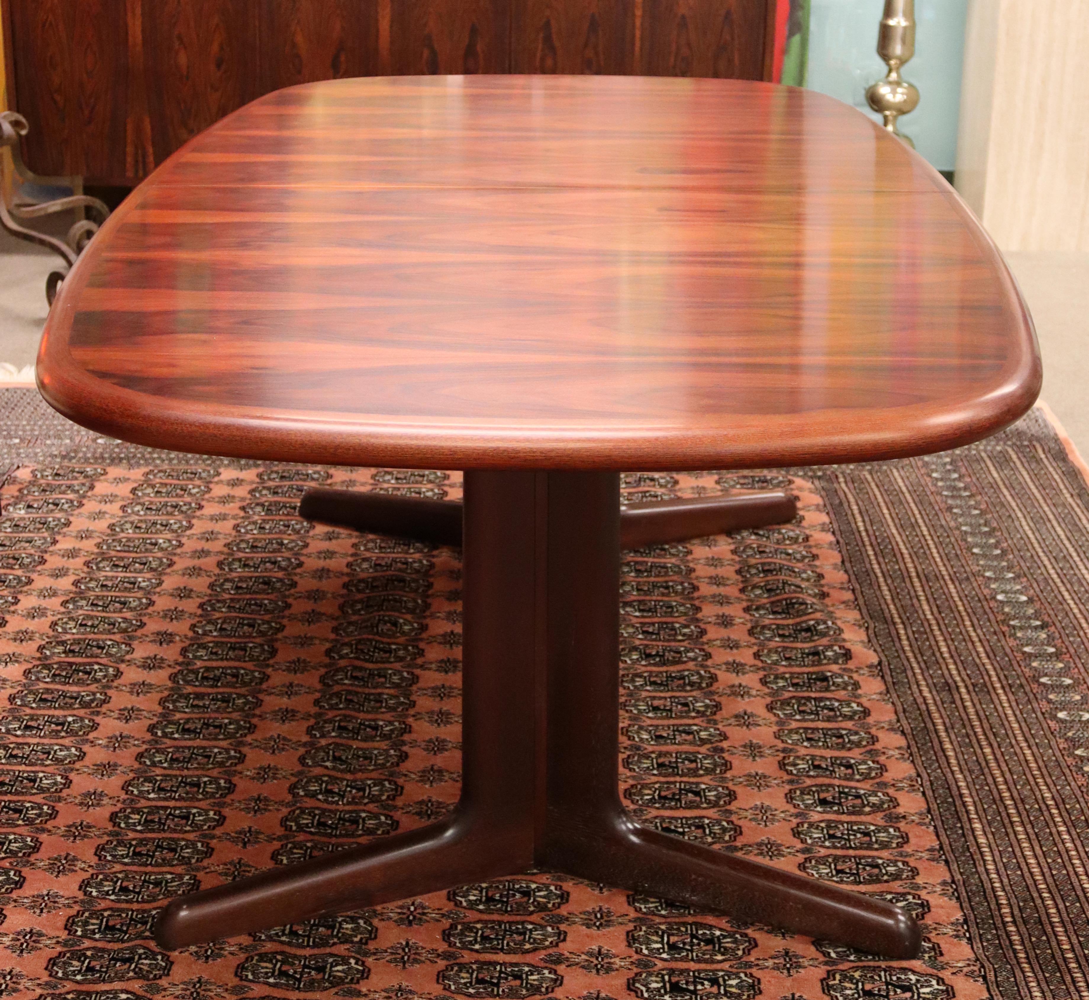 Mid-Century Modern Kibaek Mobelfabrik Danish Rosewood Credenza Dining Set 1960s 1