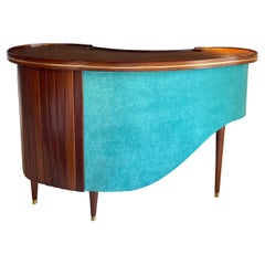 Mid-Century Modern Kidney Shaped Bar