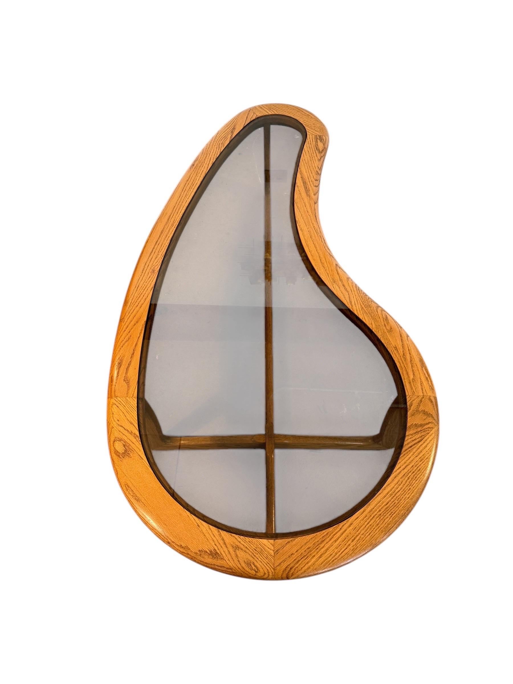 Mesa baja moderna de mediados de siglo con forma de riñón by Lane Furniture Moderno de mediados de siglo en venta