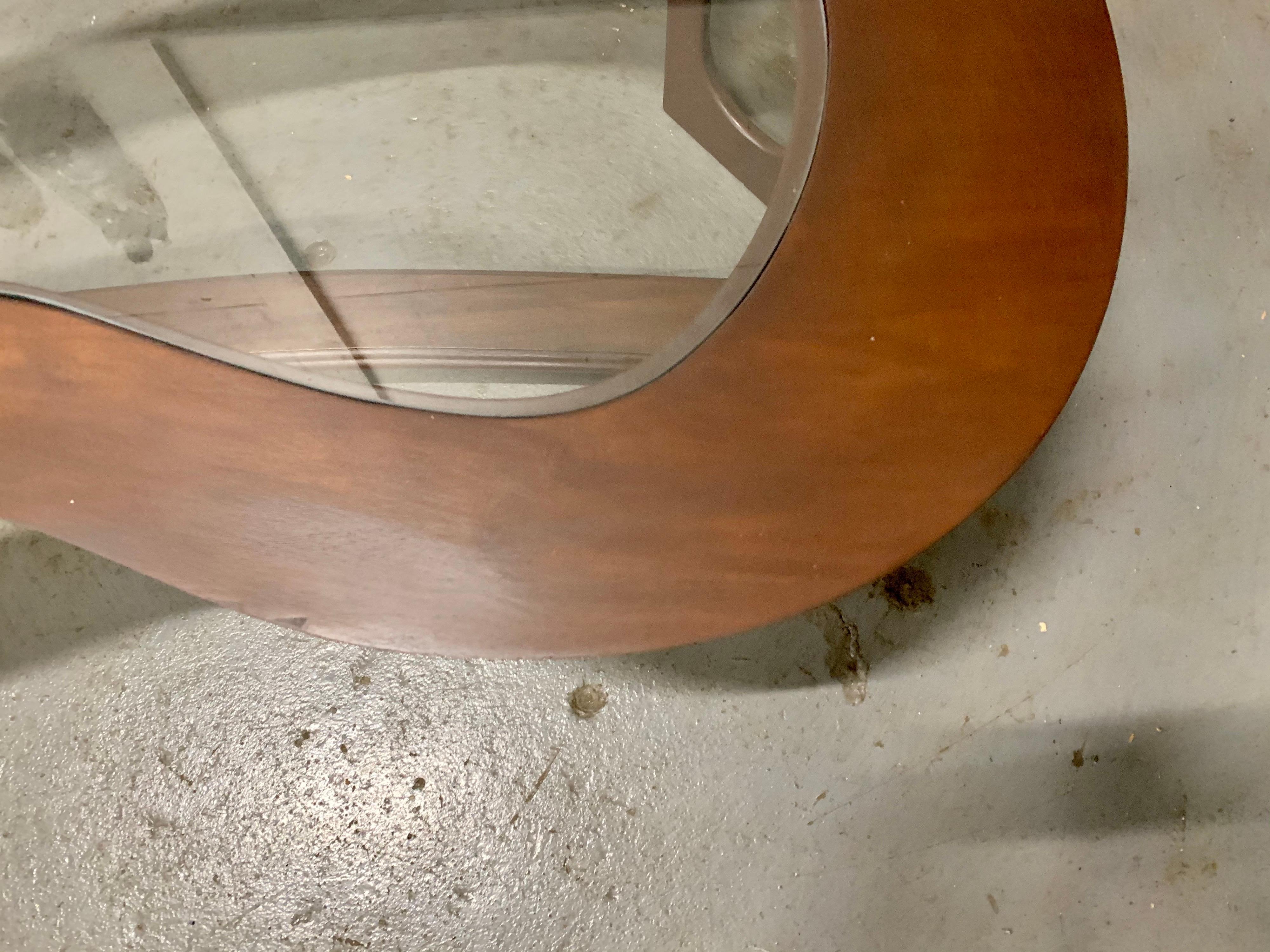 kidney shape coffee table