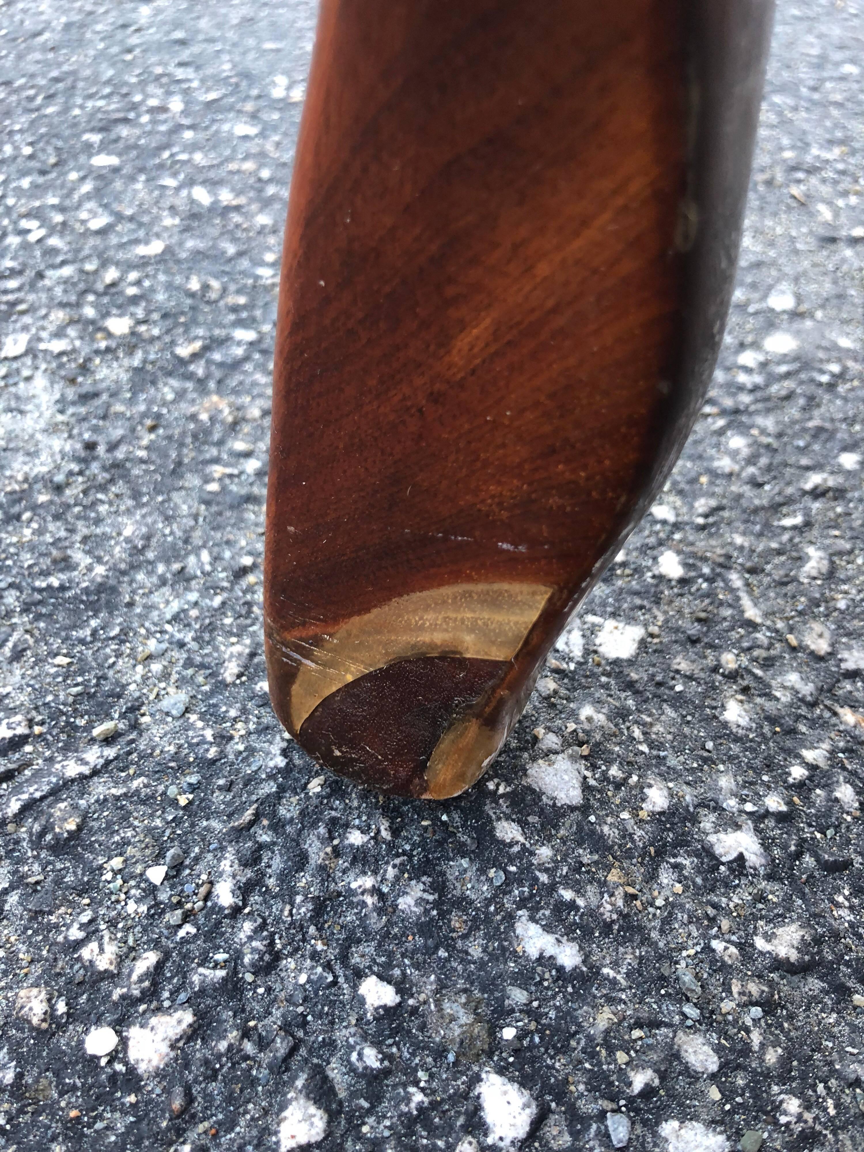 Milieu du XXe siècle Table basse en bois en forme de rein, moderne du milieu du siècle dernier