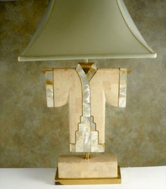 Mid-Century Modern Kimono Lamp