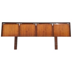 Mid Century Modern King Size Headboard by Helen and Hobey Baker, c1960s
