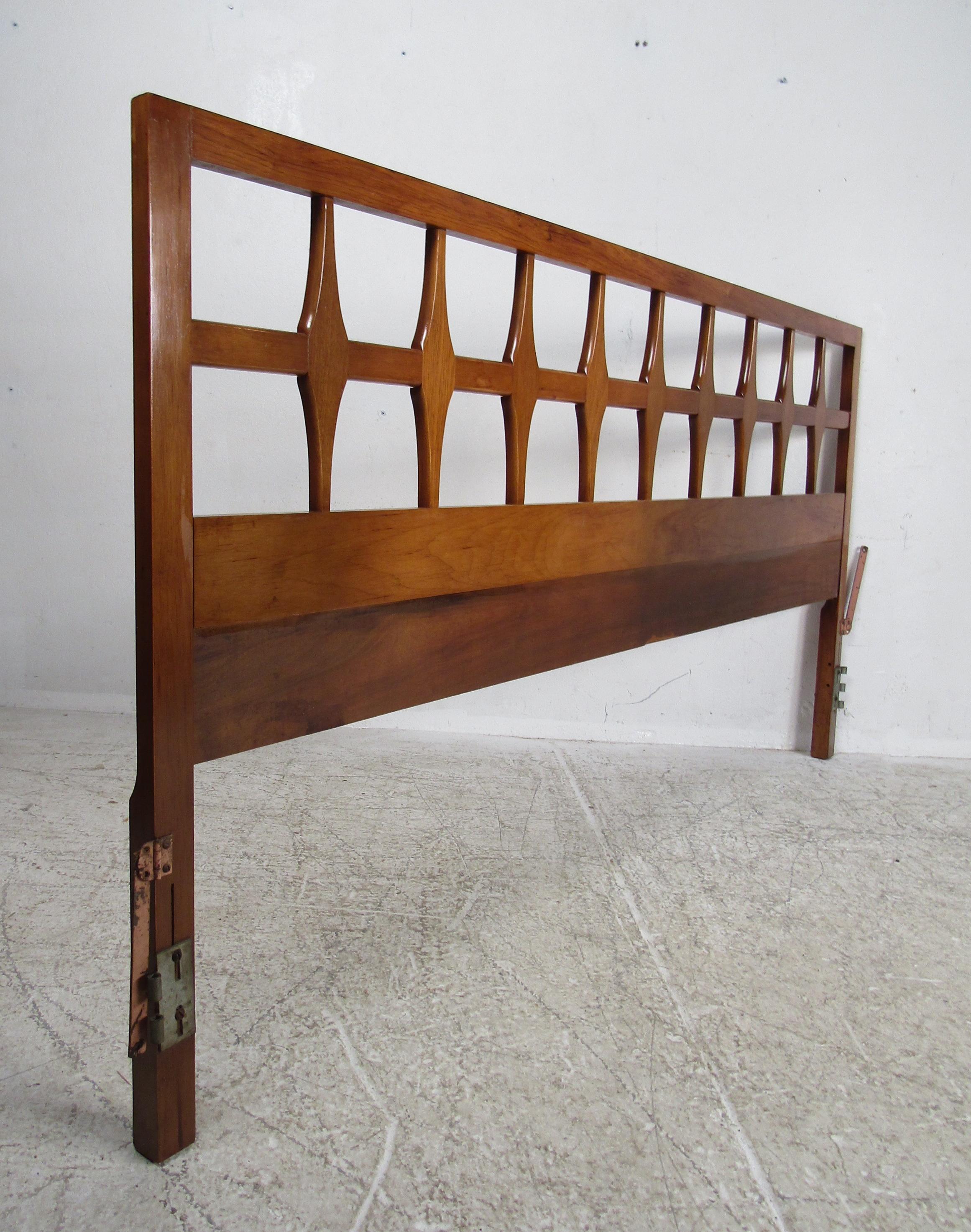 Mid-20th Century Mid-Century Modern King Size Headboard