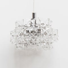 Mid-Century Modern Kinkeldey Prism Crystal Chandelier