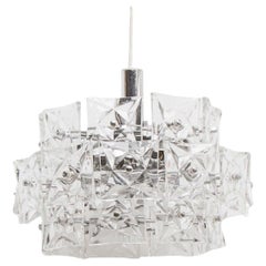 Mid-Century Modern Kinkeldey Prism Crystal Chandelier