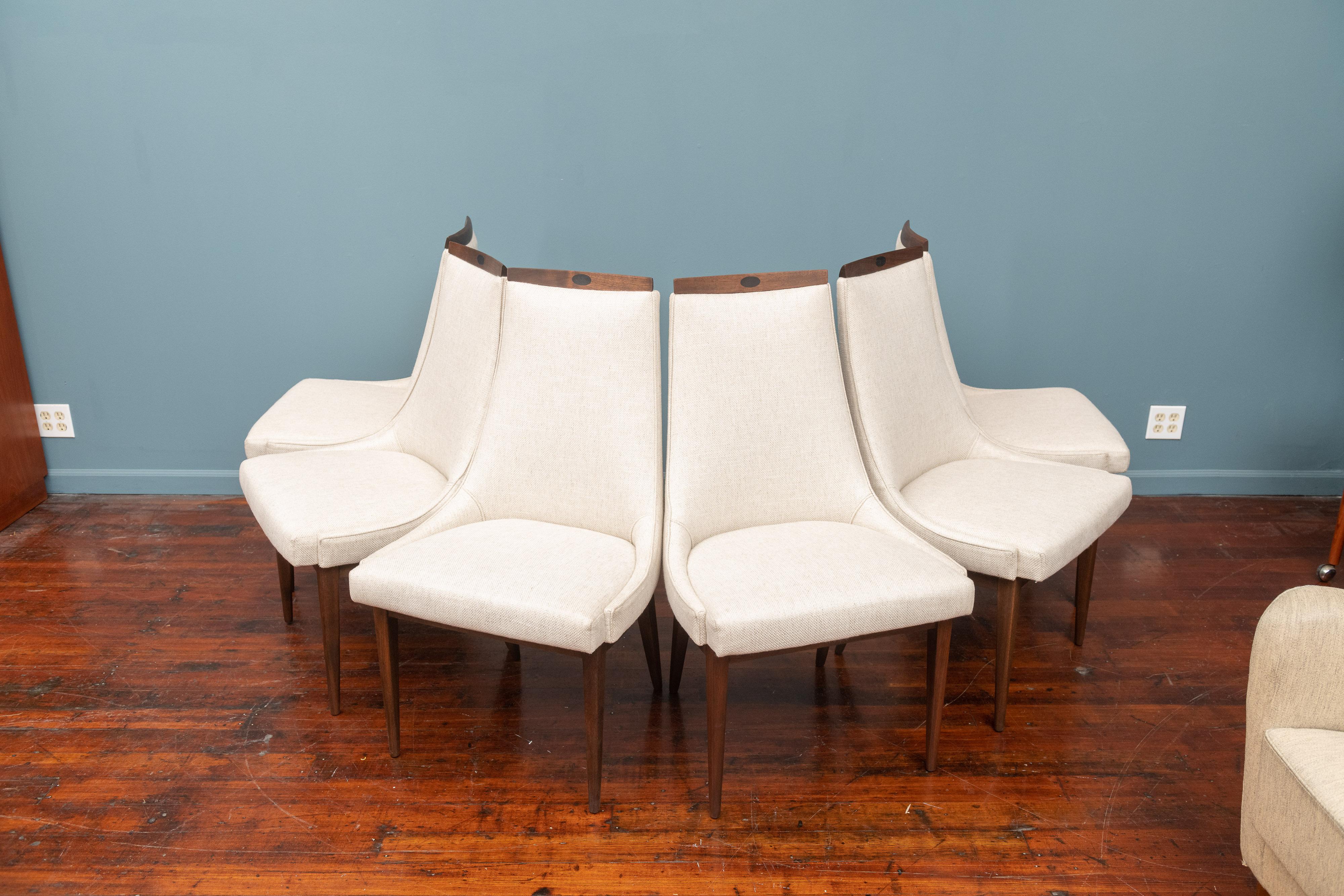 American Mid-Century Modern Kipp Stewart Dining Chairs