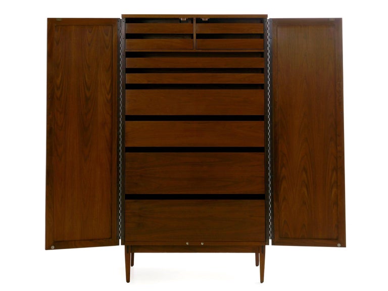 Mid Century Modern Kipp Stewart For Calvin Directional Walnut 10