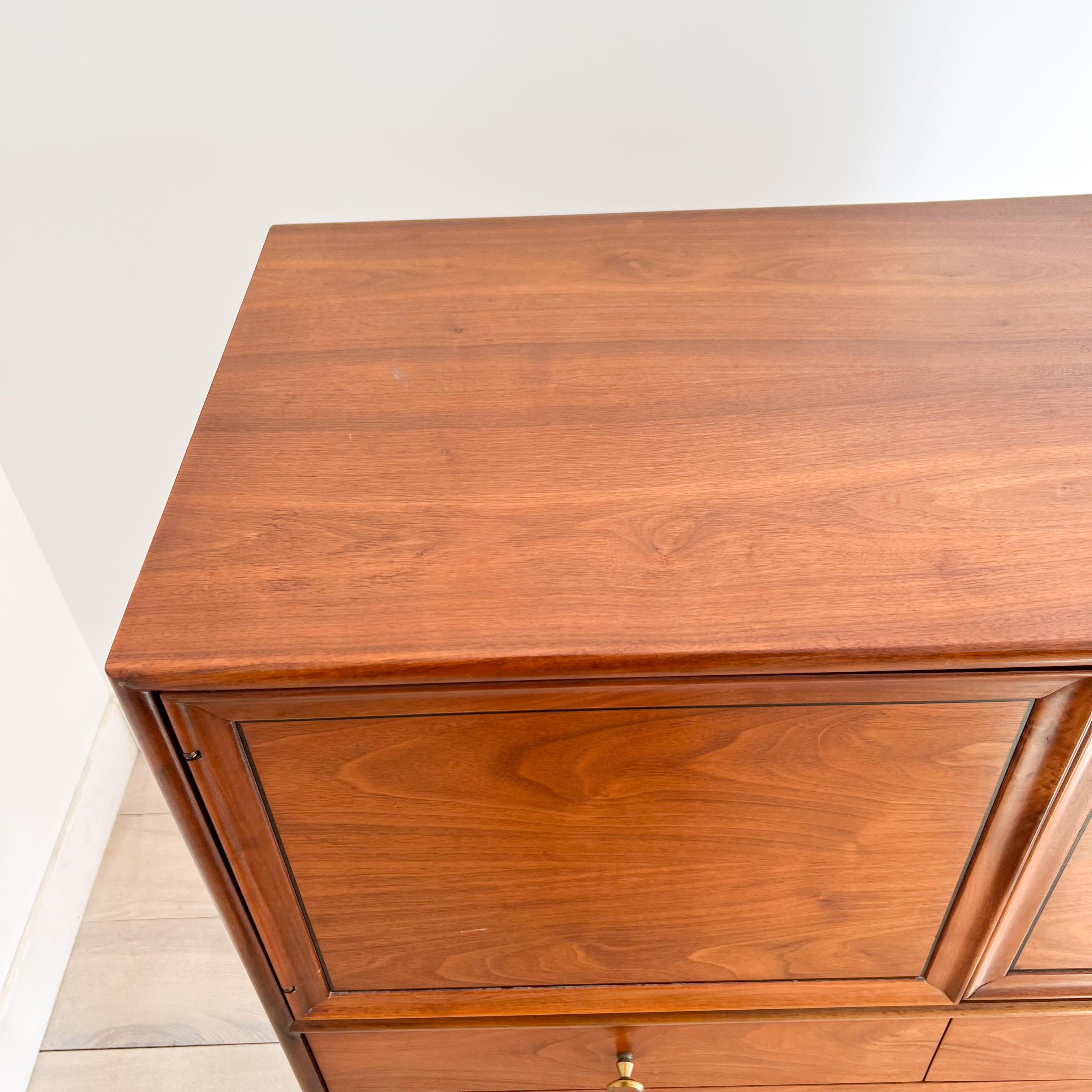 Mid-20th Century Mid-Century Modern Kipp Stewart for Drexel Declaration Chest with Vanity Mirror