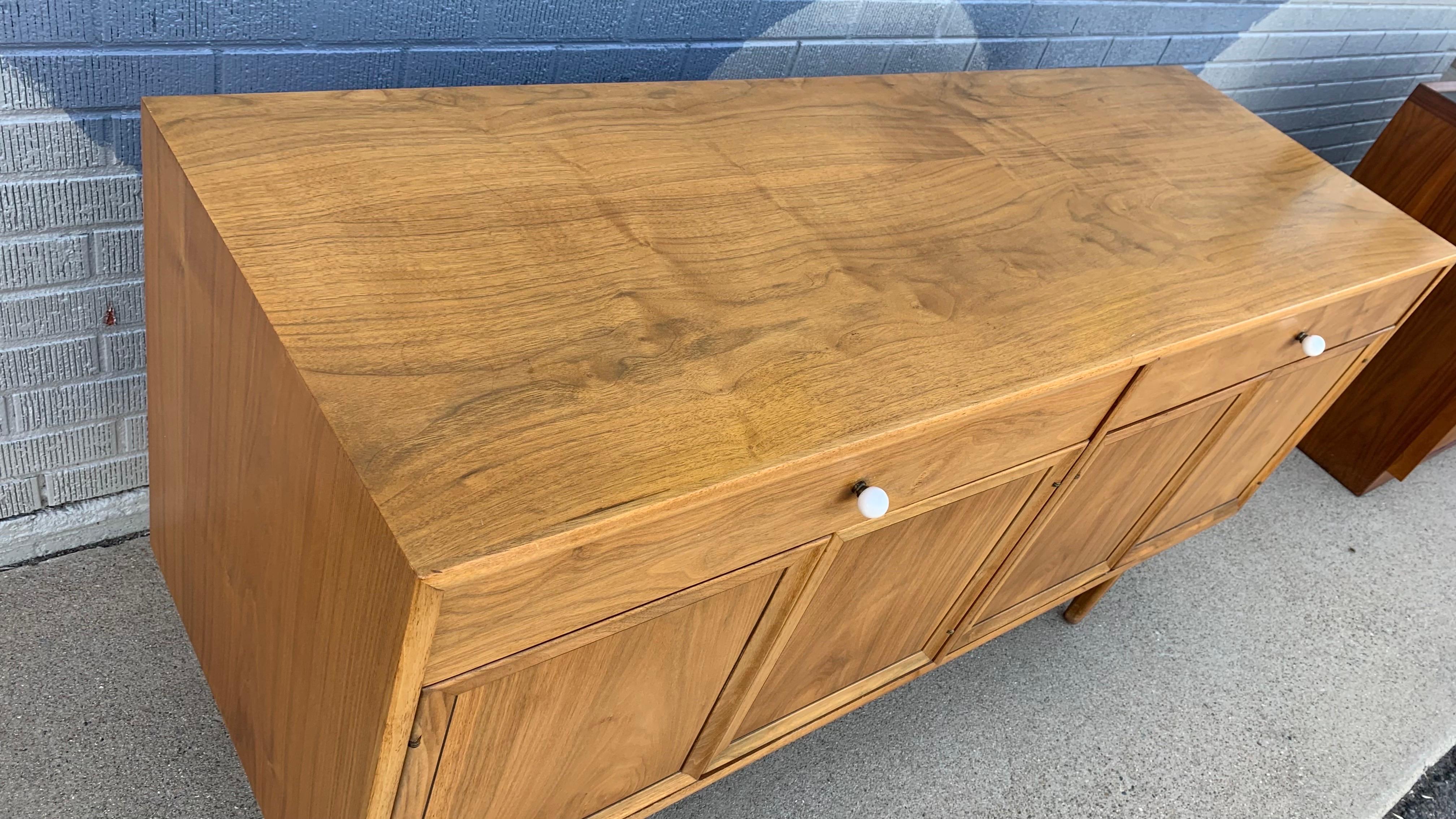 American Mid Century Modern Kipp Stewart for Drexel Declaration Credenza For Sale