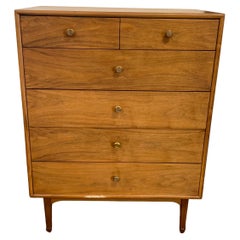 Commode haute en noyer Kipp Stewart pour Drexel "Declaration", moderne du milieu du siècle dernier