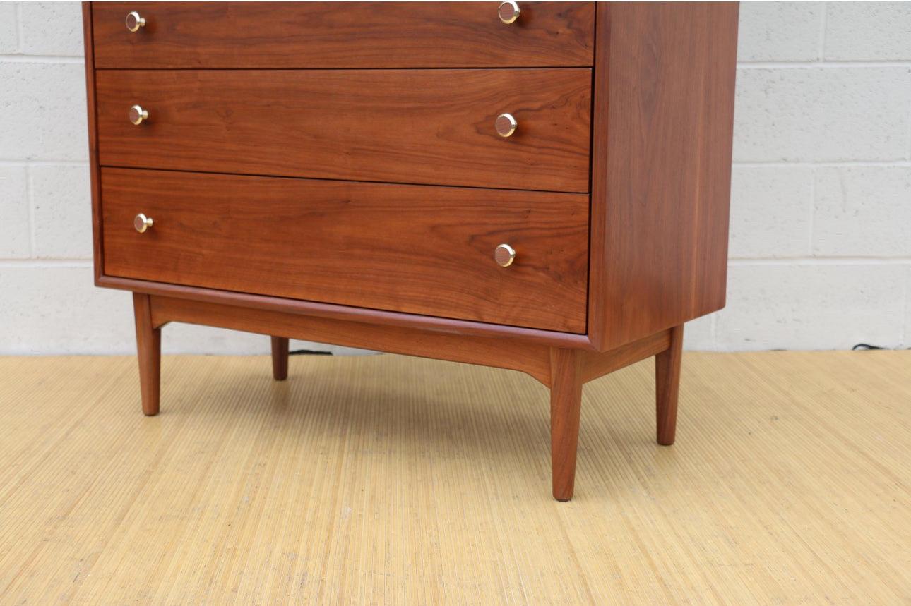 Mid Century Modern Kipp Stewart for Drexel Secretary Desk Hutch With Bookcase In Good Condition For Sale In North Hollywood, CA