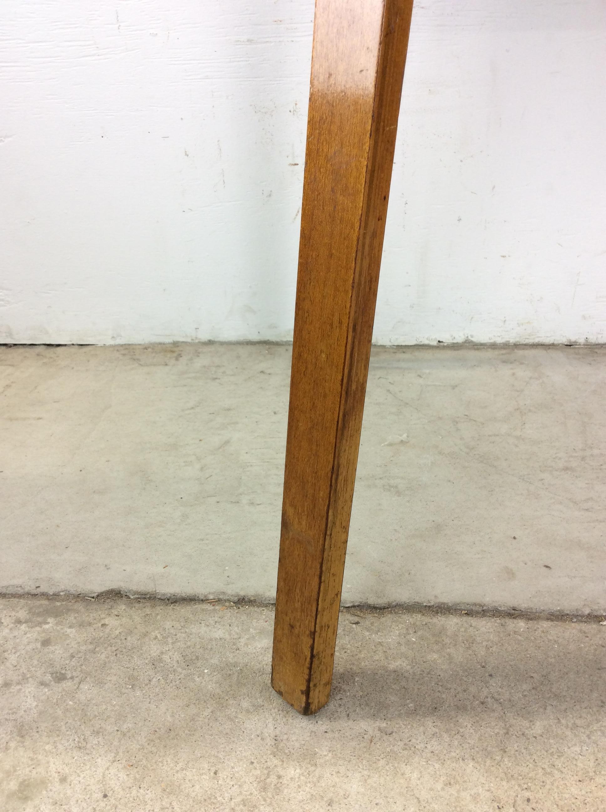 Table de cuisine moderne du milieu du siècle avec pieds en bentwood et 1 abattant Bon état - En vente à Freehold, NJ