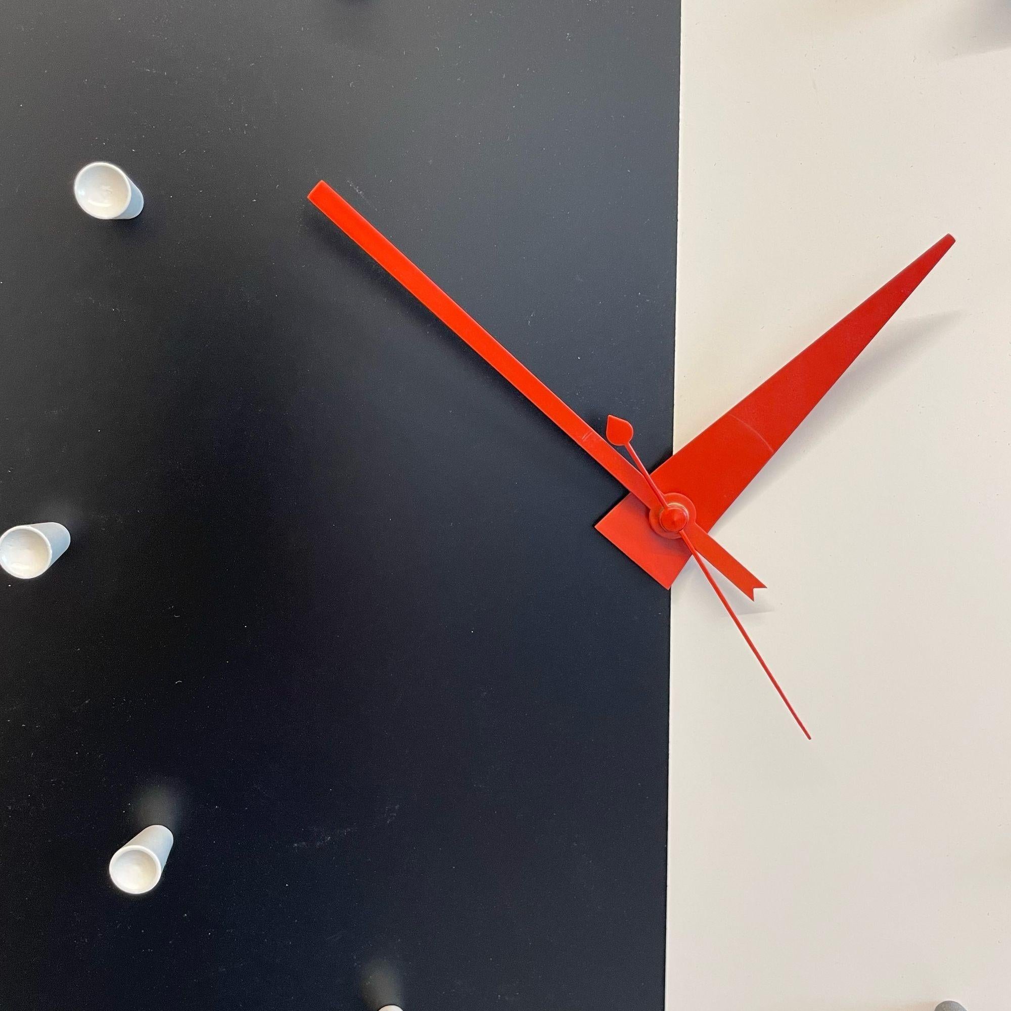 Mid-Century Modern Kite Wall Clock by George Nelson, Howard Miller, Vitra Label For Sale 3