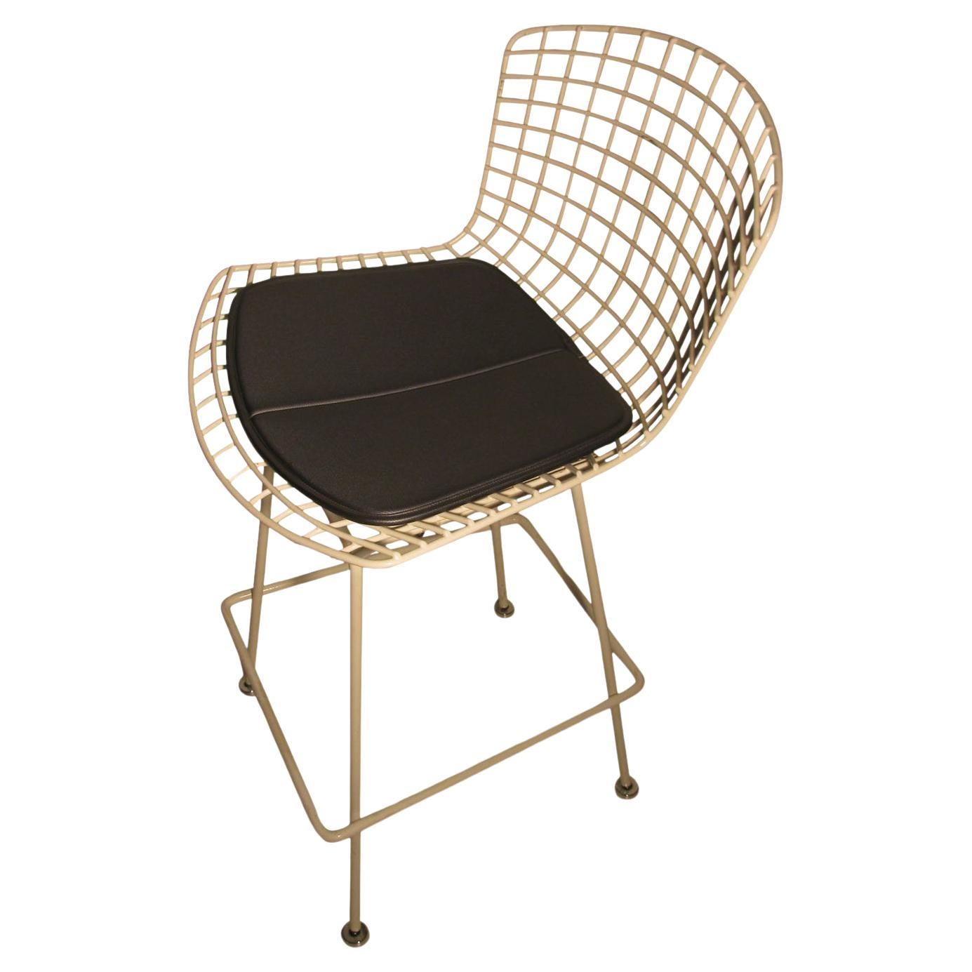Mid-Century Modern Knoll Bertoia Wire Bar Counter Stool