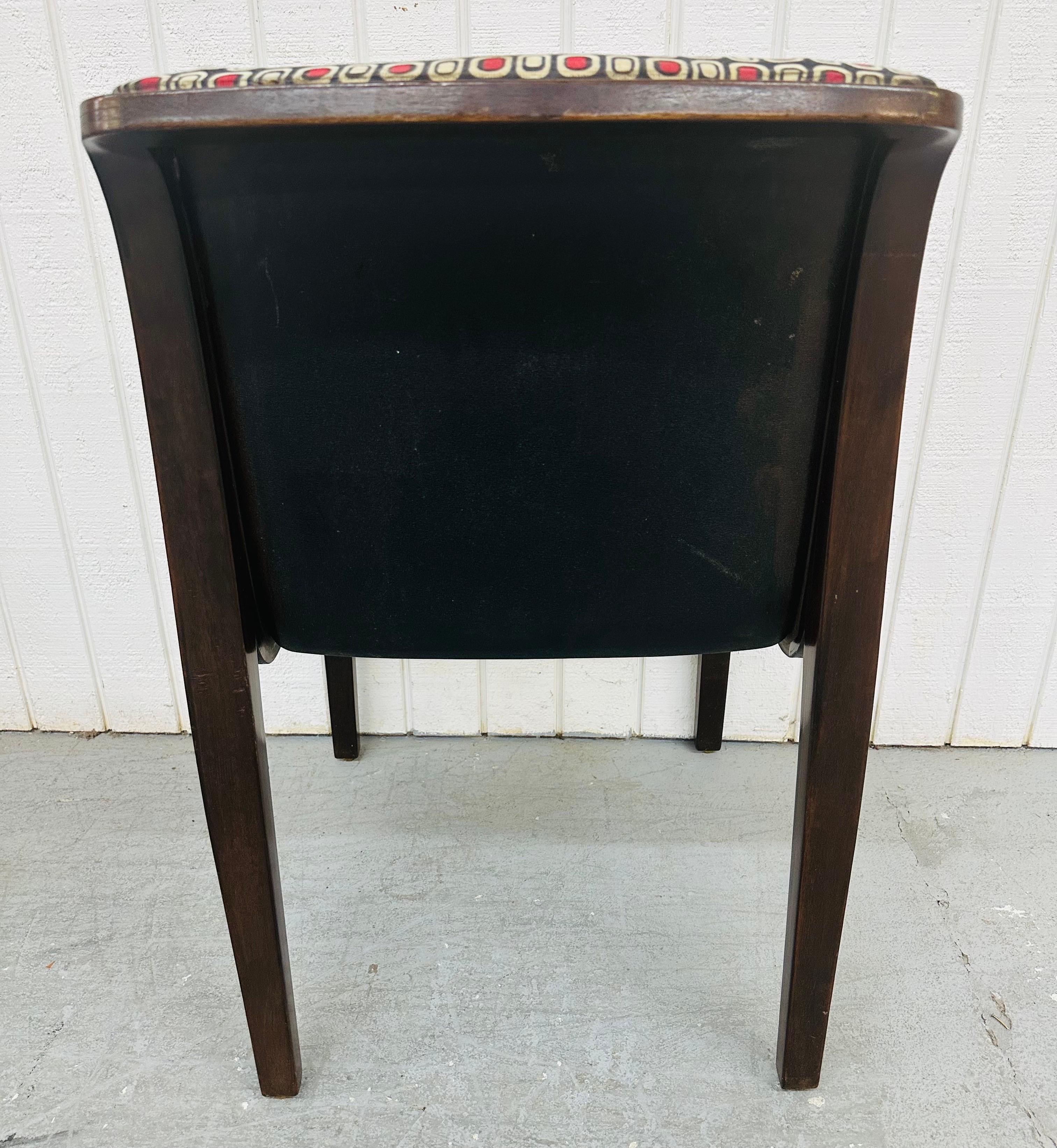 Mid-Century Modern Knoll Black Walnut Dining Chairs - Set of 4 In Good Condition In Clarksboro, NJ