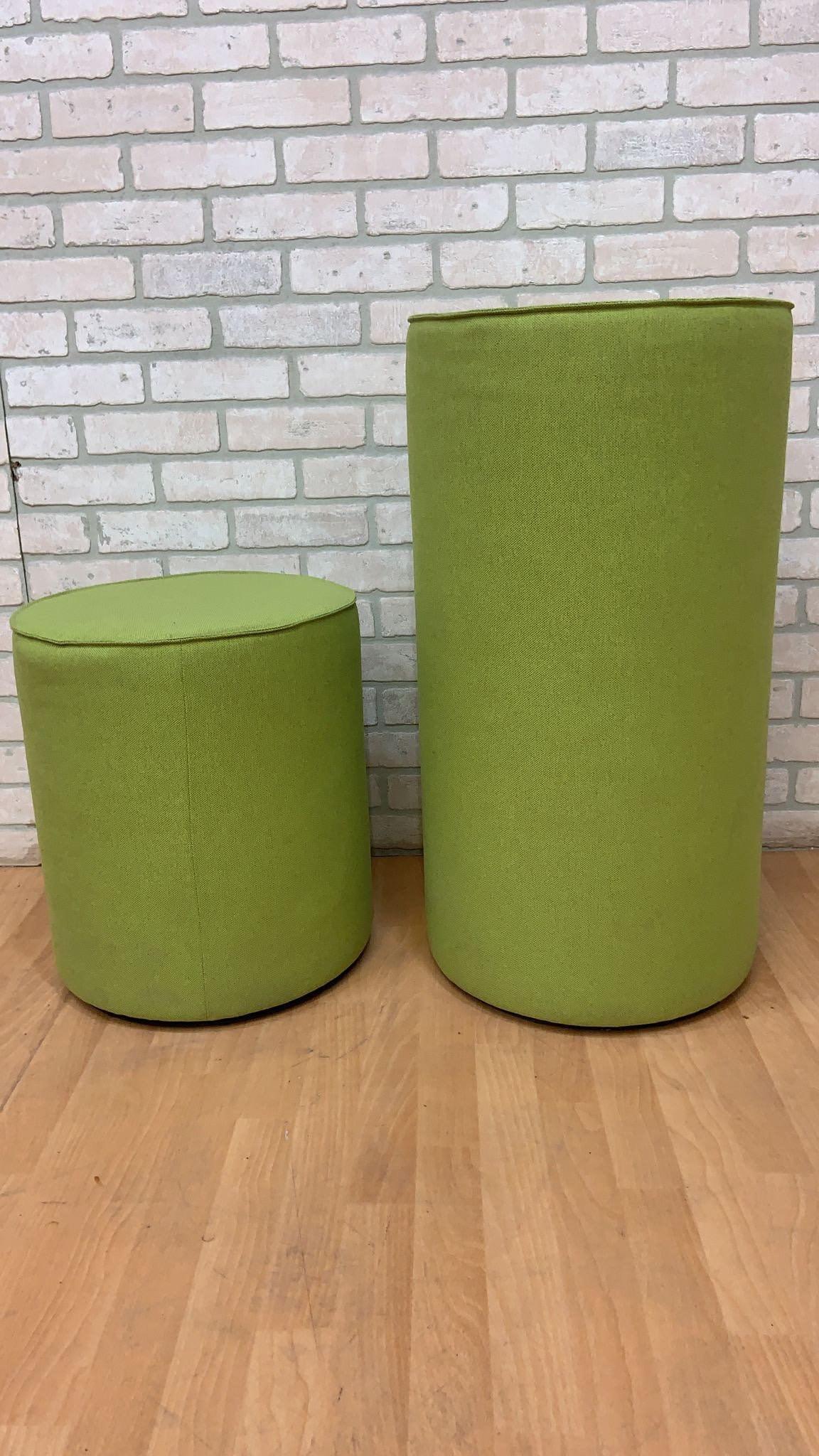 XXIe siècle et contemporain Tabouret pivotant et tabouret bas Knoll Rockwell de style moderne du milieu du siècle, ensemble de 2 pièces en vente