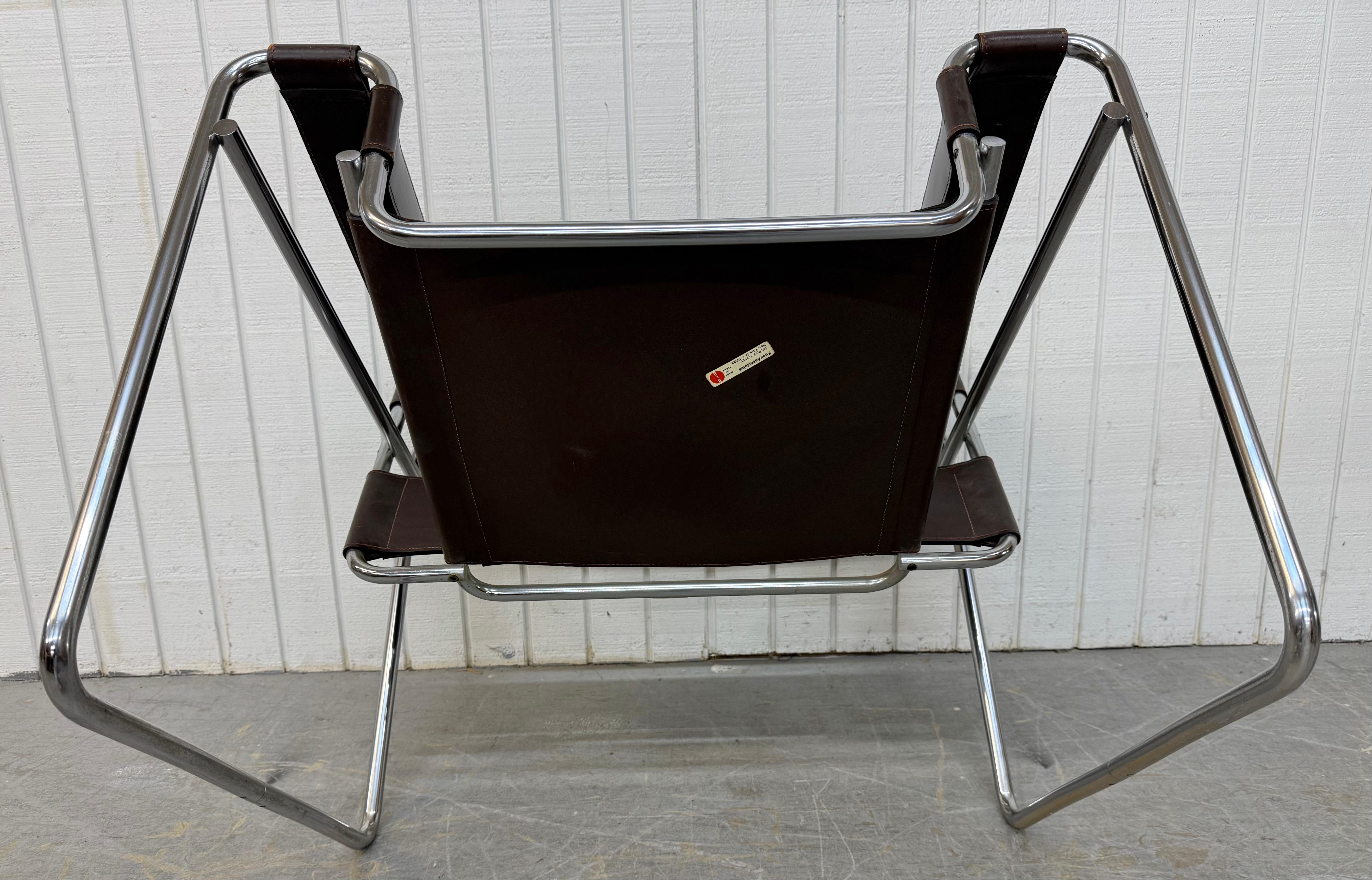 Silla Knoll Wassily de mediados de siglo en Bueno estado para la venta en Clarksboro, NJ