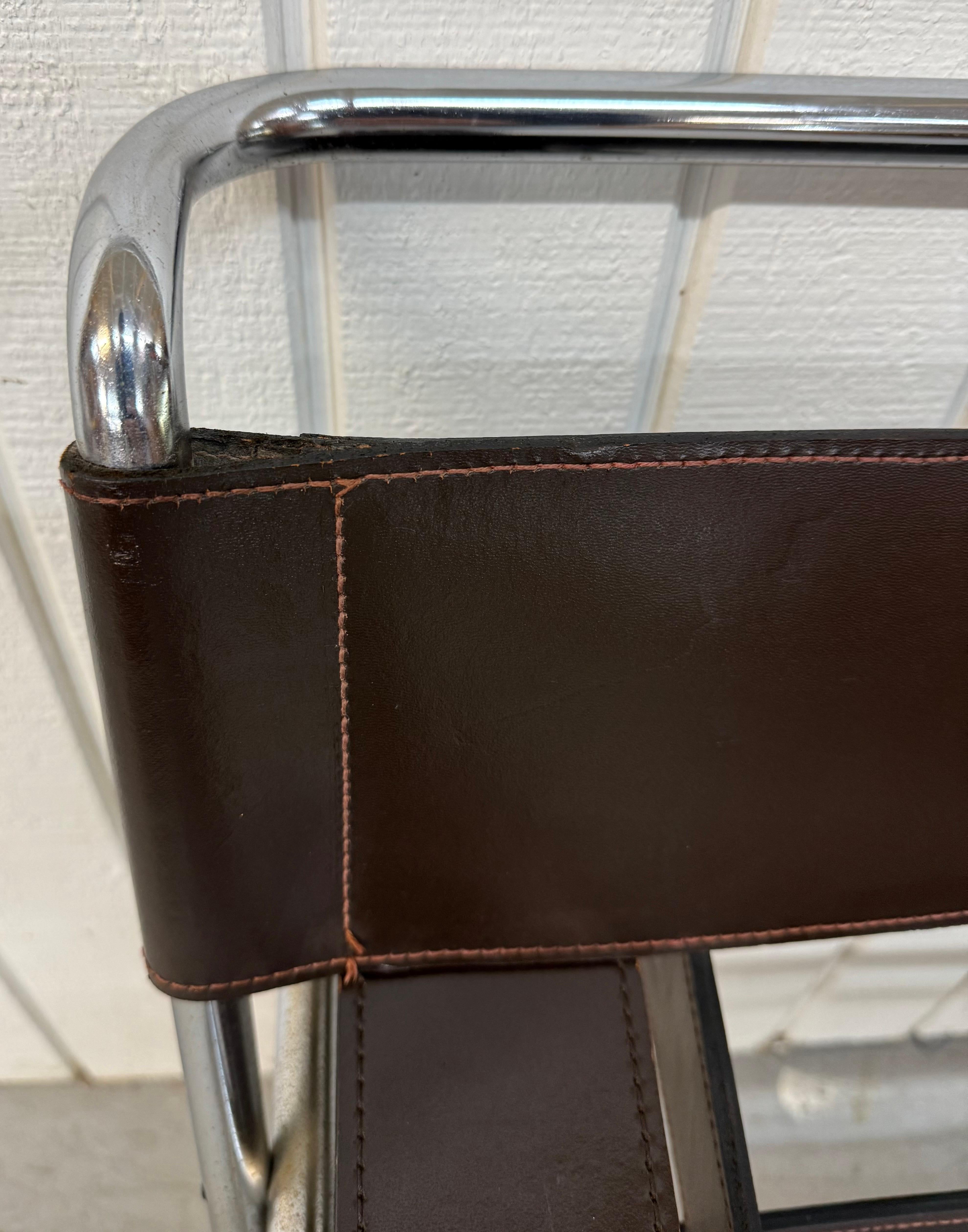 Silla Knoll Wassily de mediados de siglo en venta 1