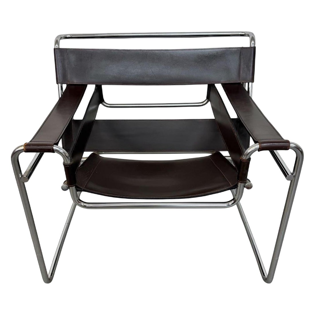 Silla Knoll Wassily de mediados de siglo en venta