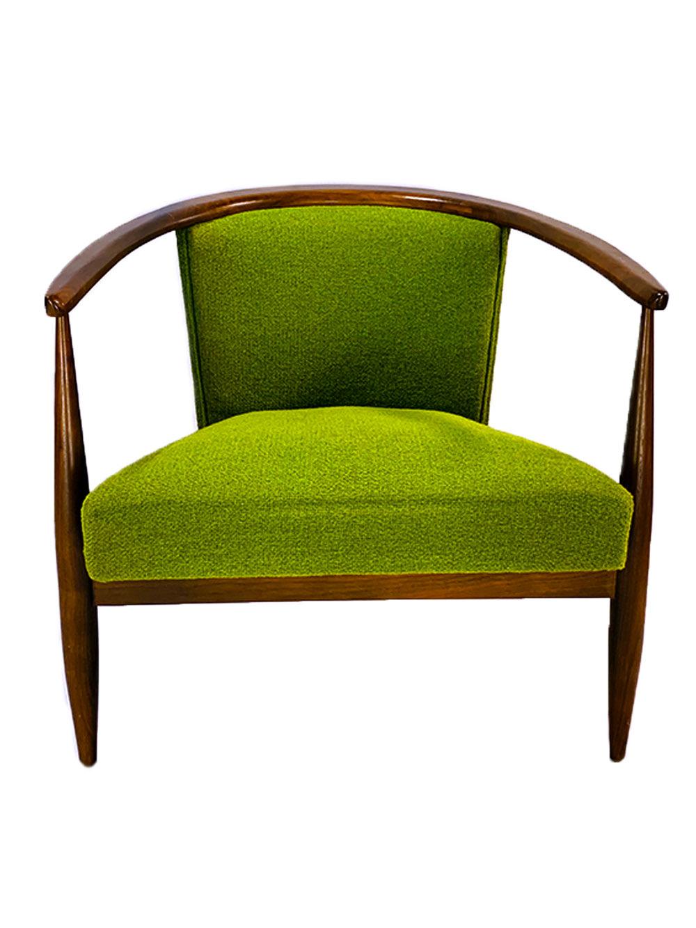 Unknown Mid-Century Modern Kodawood Barrel Chair  For Sale