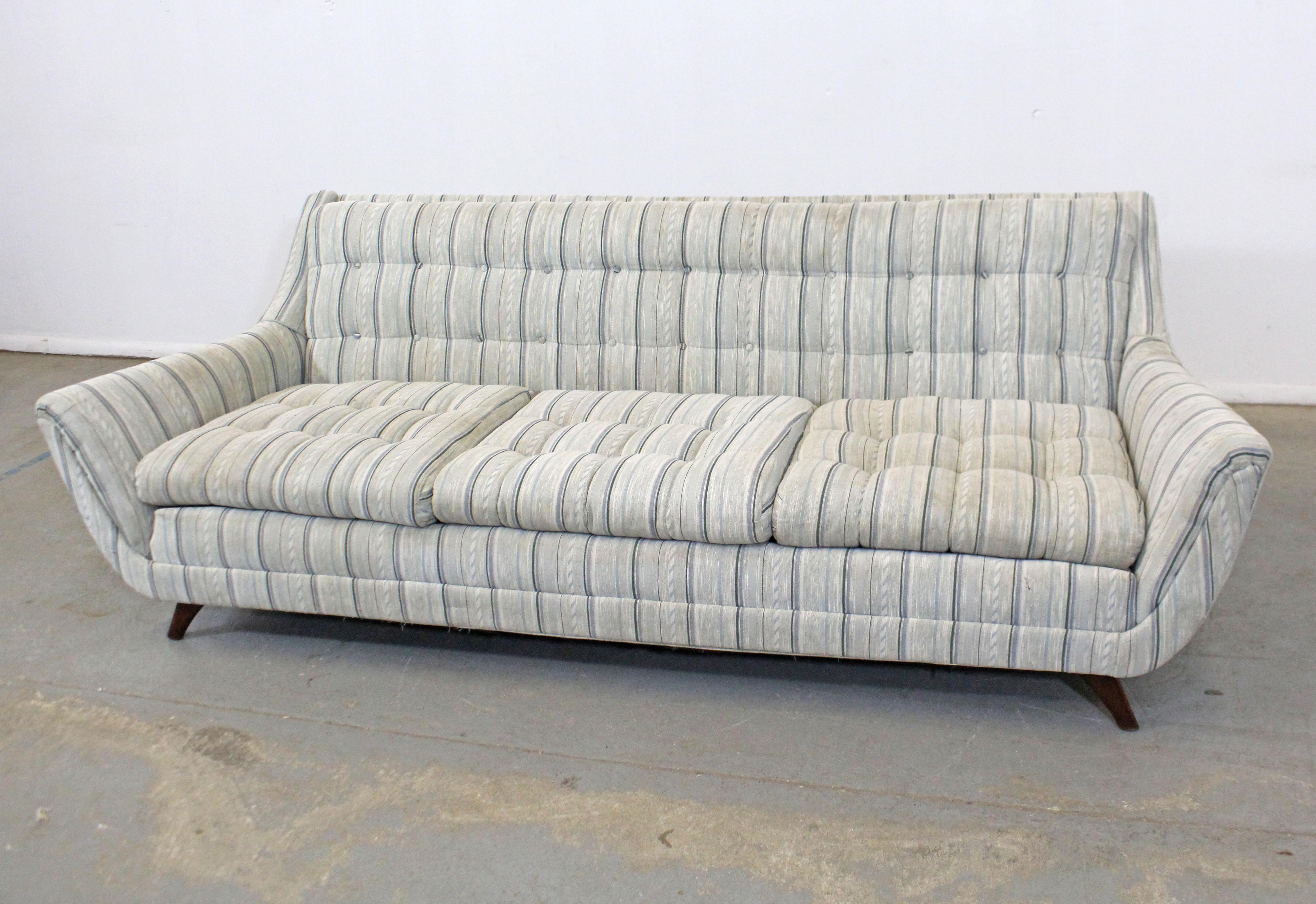 American Mid-Century Modern Kroehler Adrian Pearsall Style Sofa