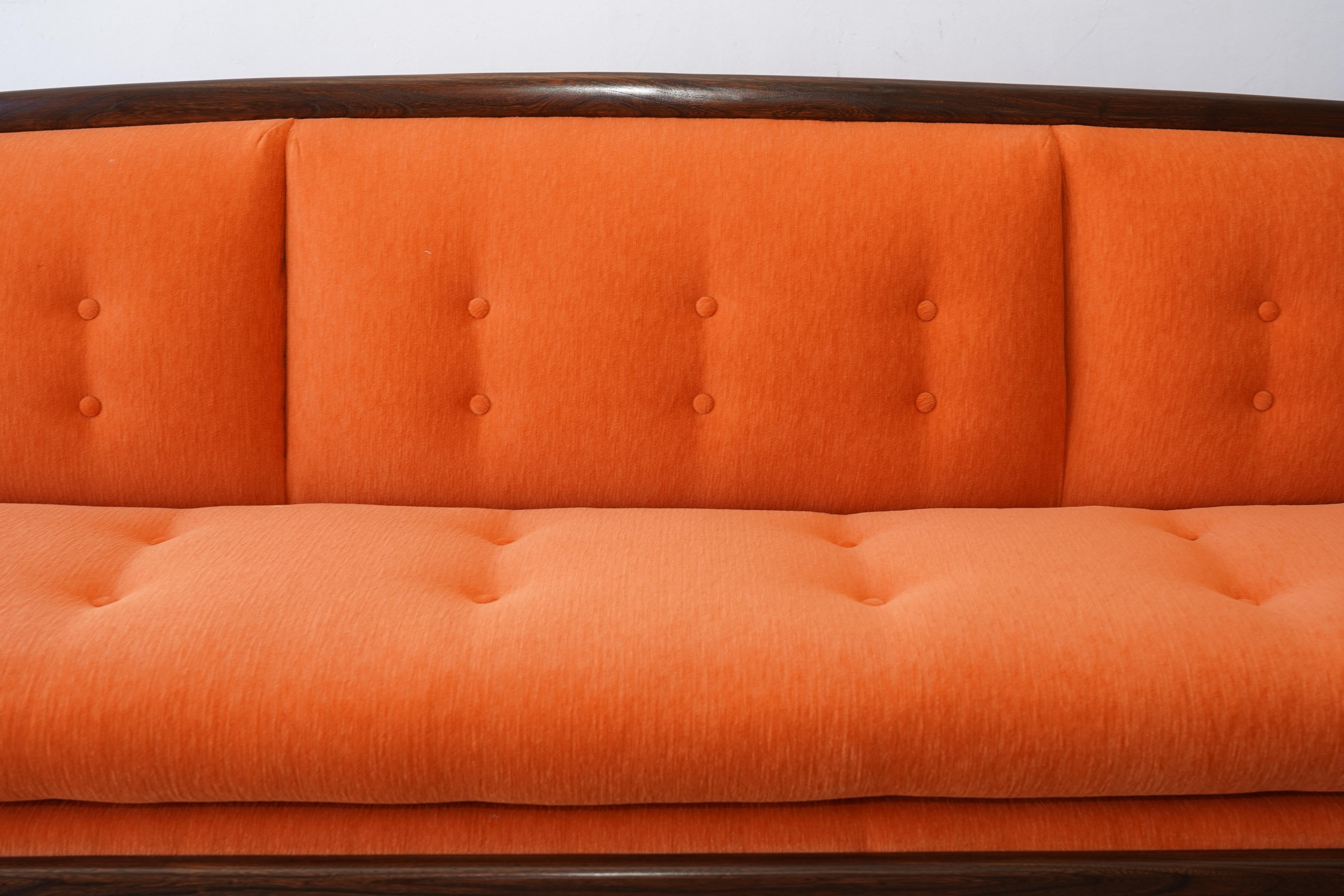Mid Century Modern Kroehler Gondola sofa style of Adrian Pearsall Kagan 4