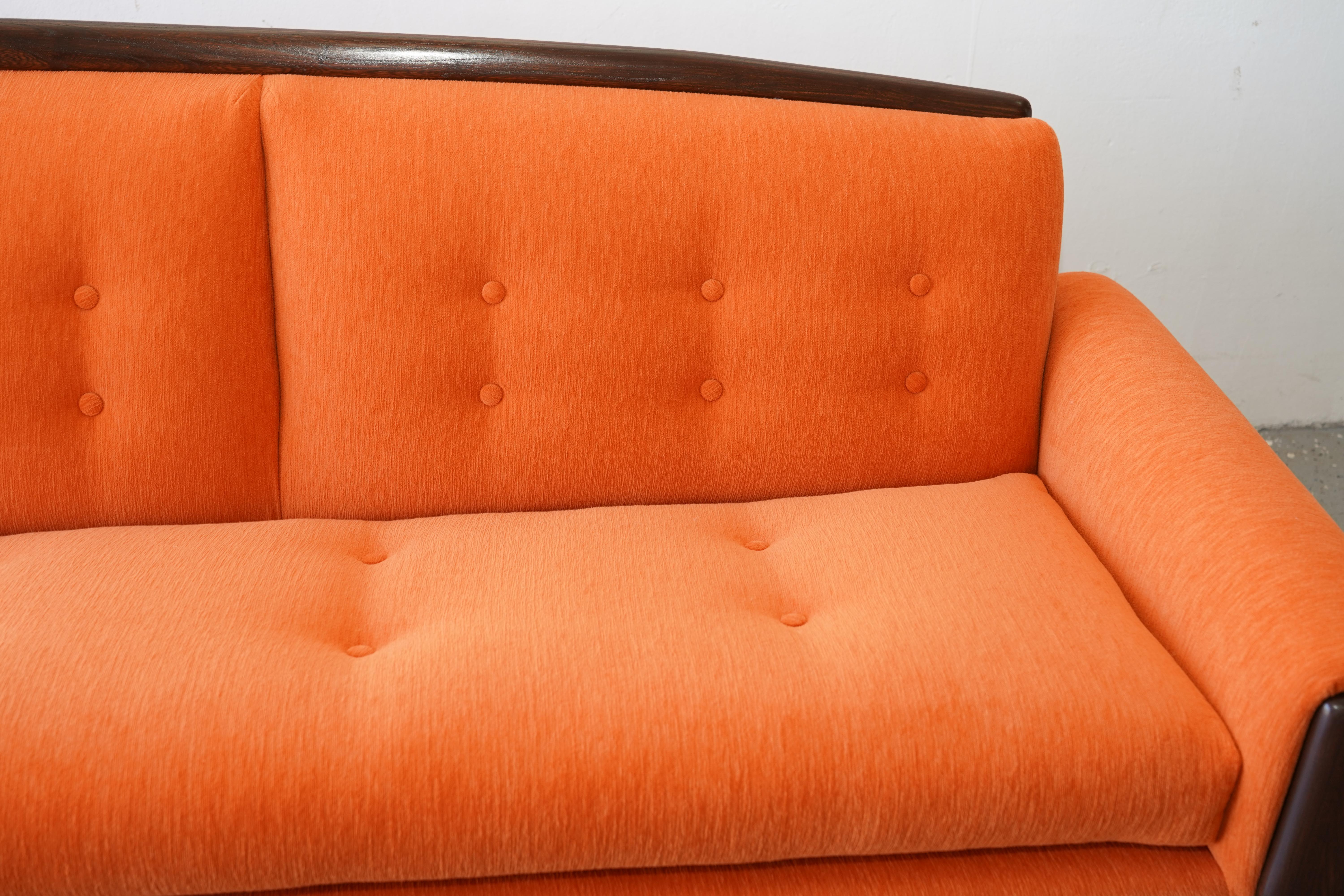 Mid Century Modern Kroehler Gondola sofa style of Adrian Pearsall Kagan 5