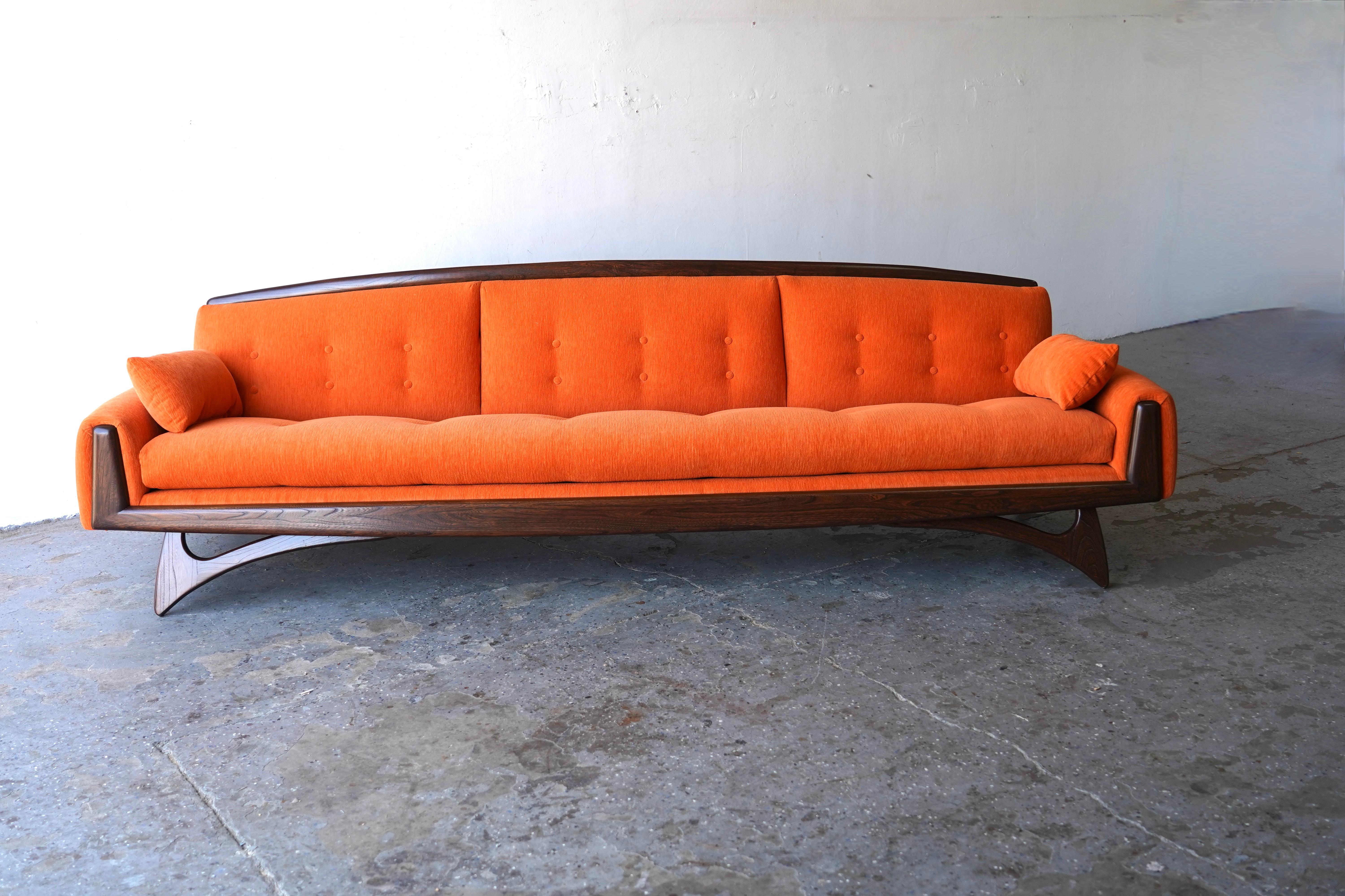 This exquisite  Kroehler Gondola Sofa is part of their 