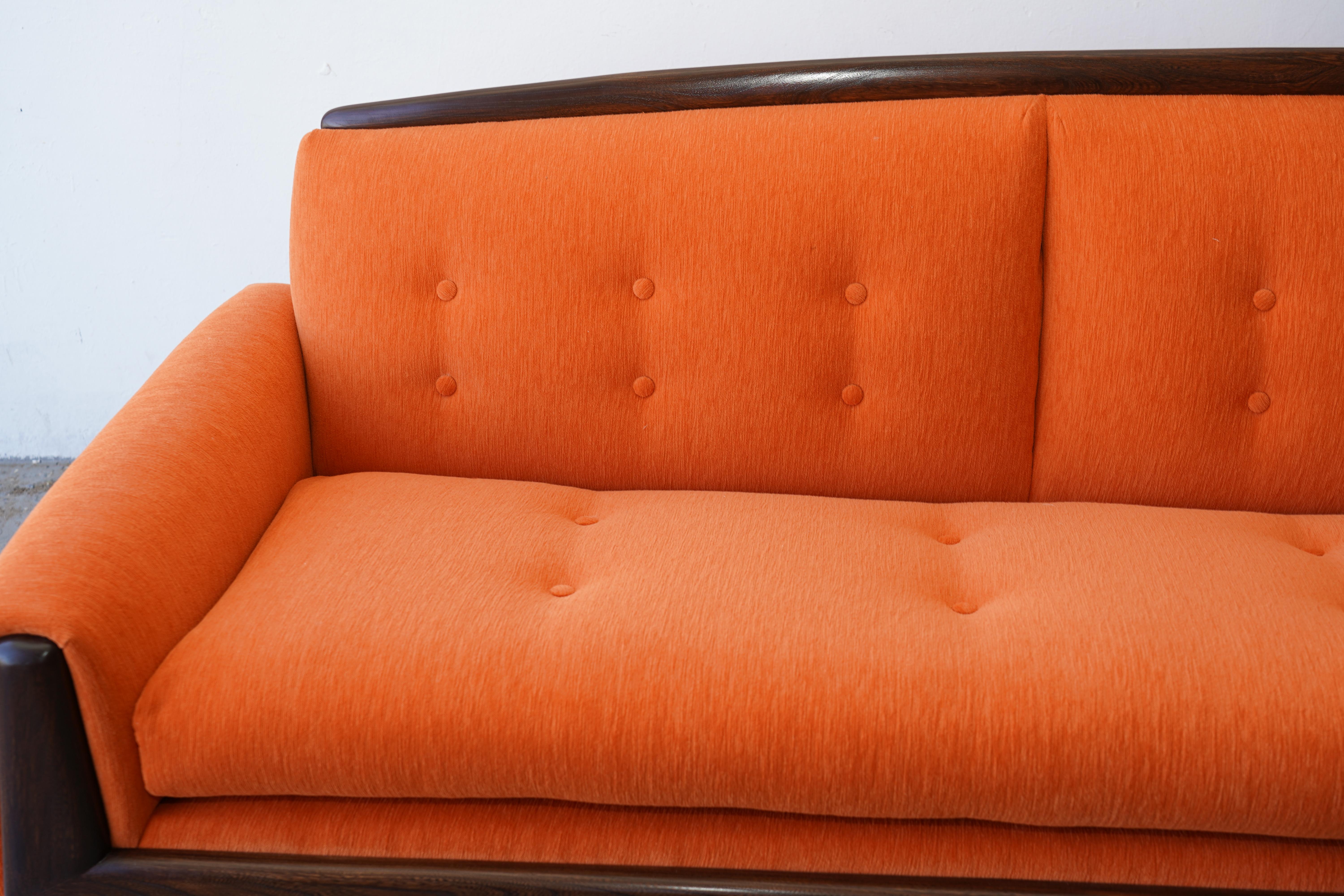 Mid Century Modern Kroehler Gondola sofa style of Adrian Pearsall Kagan 3