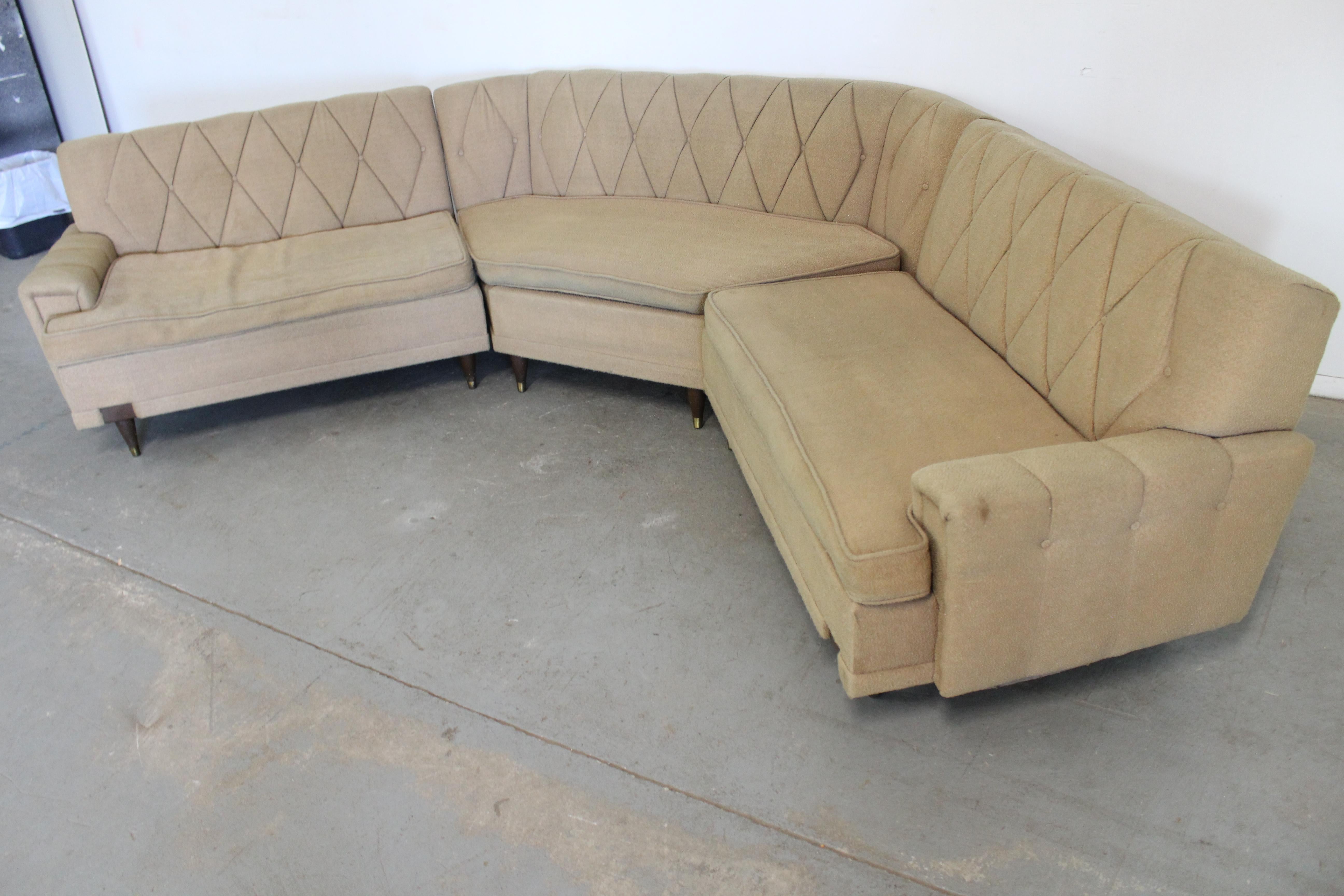 kroehler sectional couch