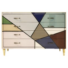 Buffet italien en verre de Murano I.A. Studio Modernity, années 1950