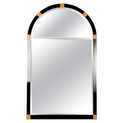 Mid-Century Modern Lacquered Arch Mirror