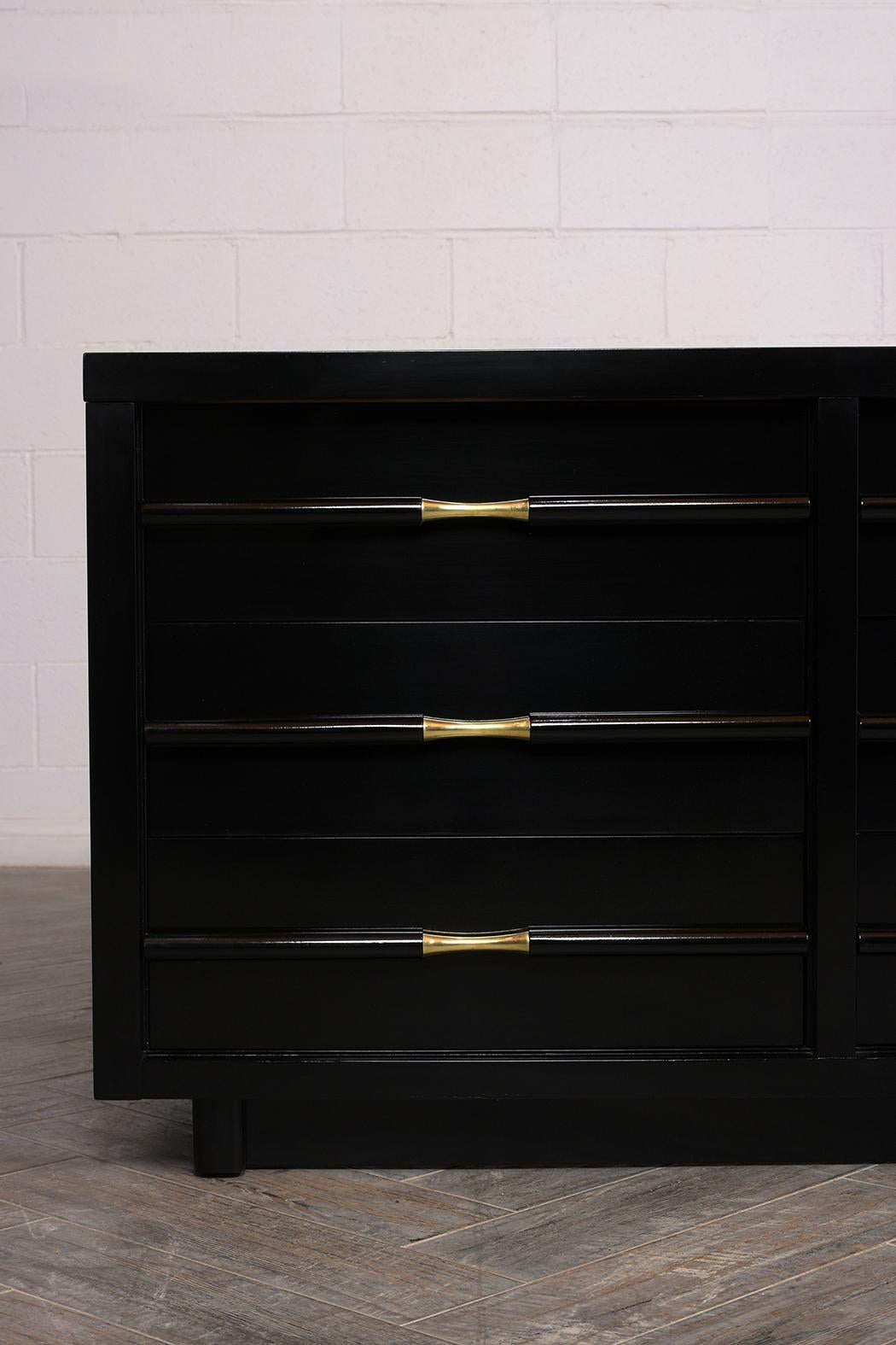 American Mid-Century Modern Lacquered Chest of Drawers