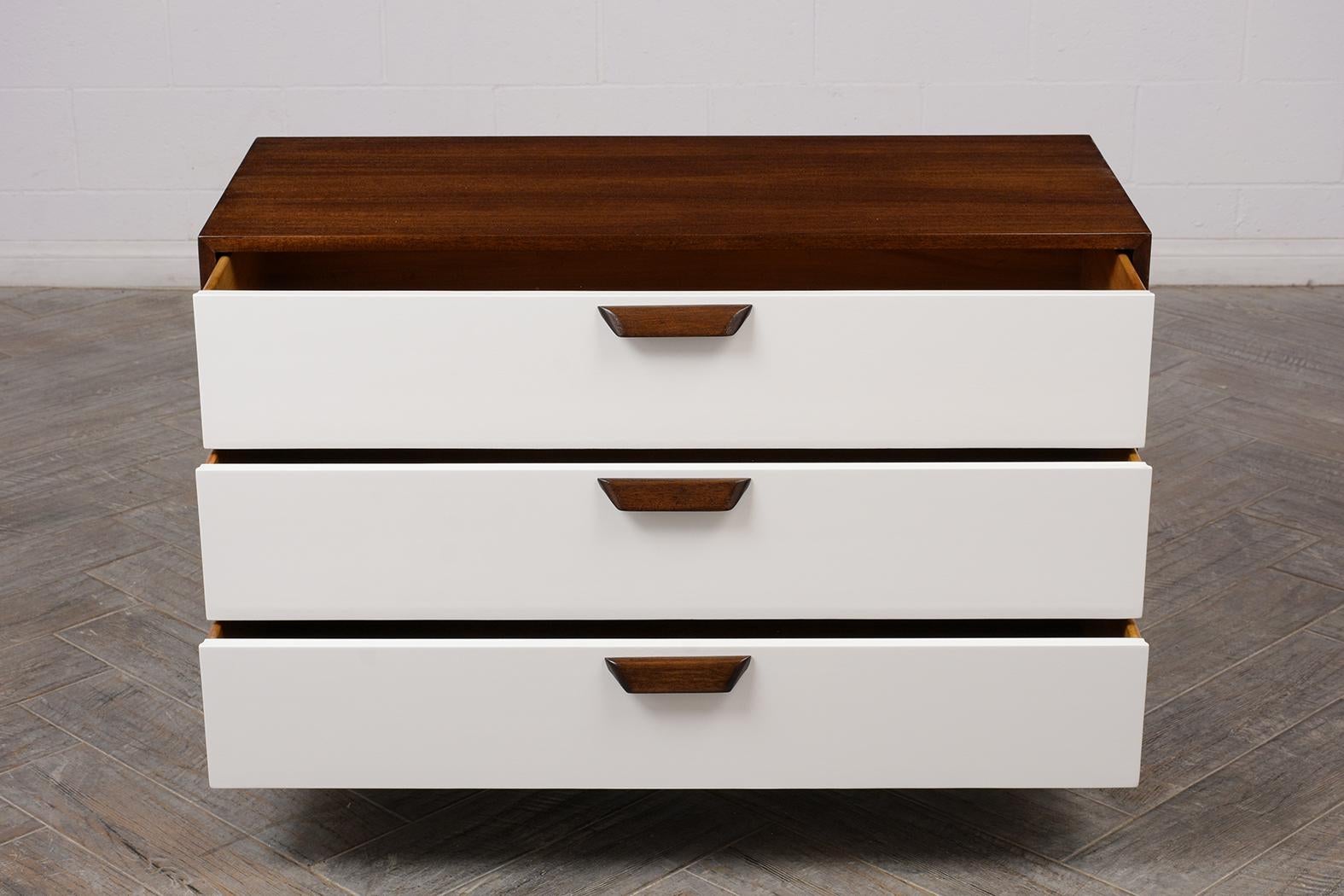 Unknown Mid-Century Modern Lacquered Chest of Drawers