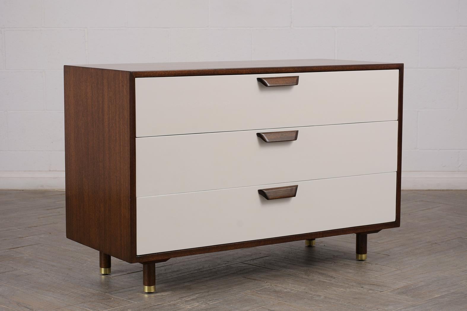 Mid-Century Modern Lacquered Chest of Drawers In Good Condition In Los Angeles, CA