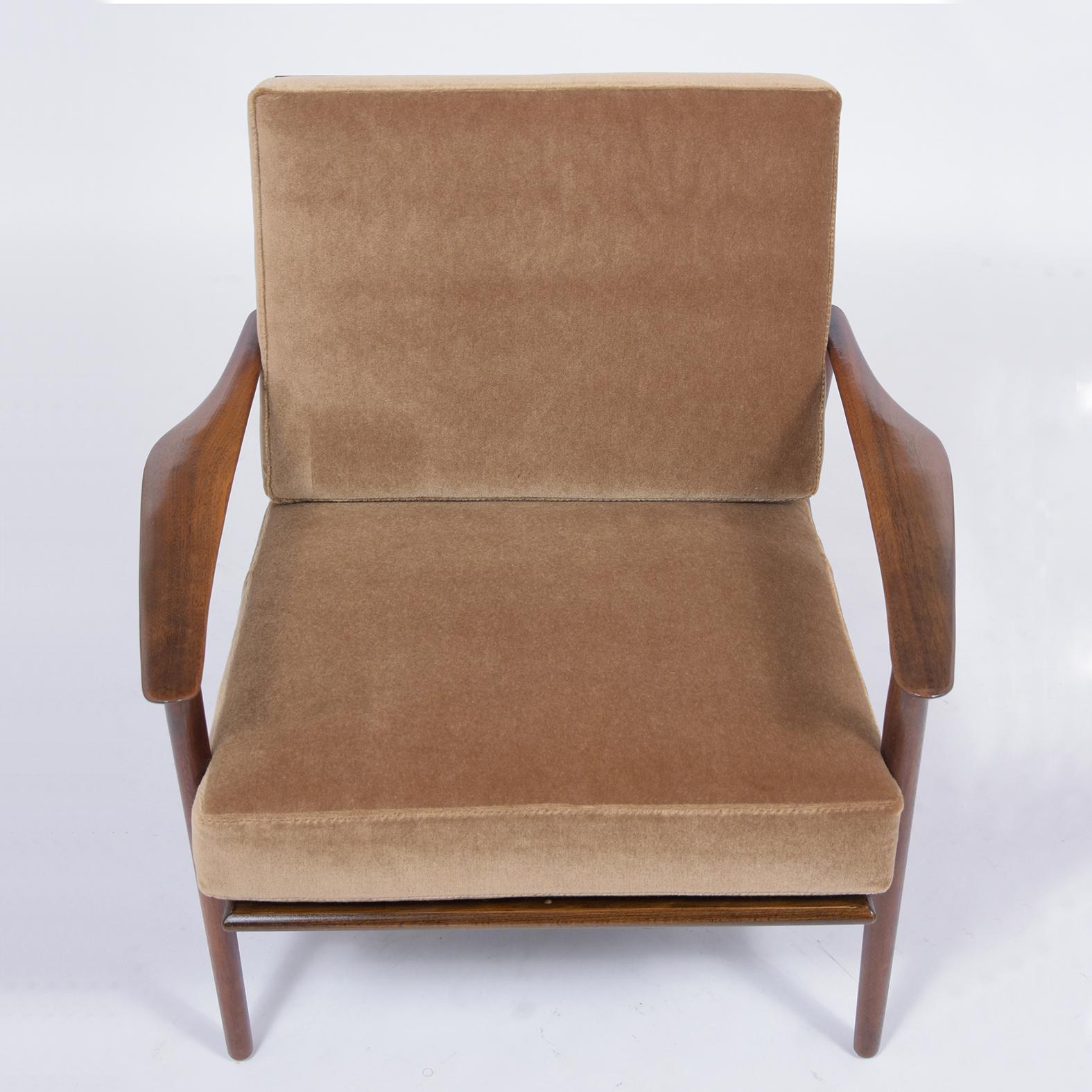 Mid-20th Century Danish Midcentury Modern Lounge Armchair