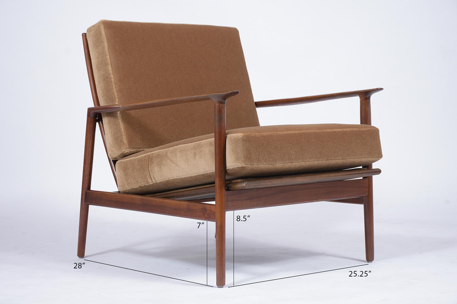 Mid-Century Modern Danish Midcentury Modern Lounge Armchair