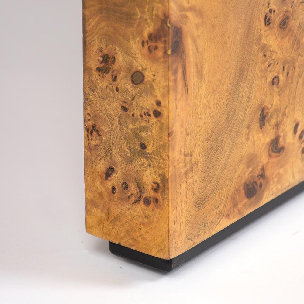 Wood Mid-Century Modern Lacquered Side Table