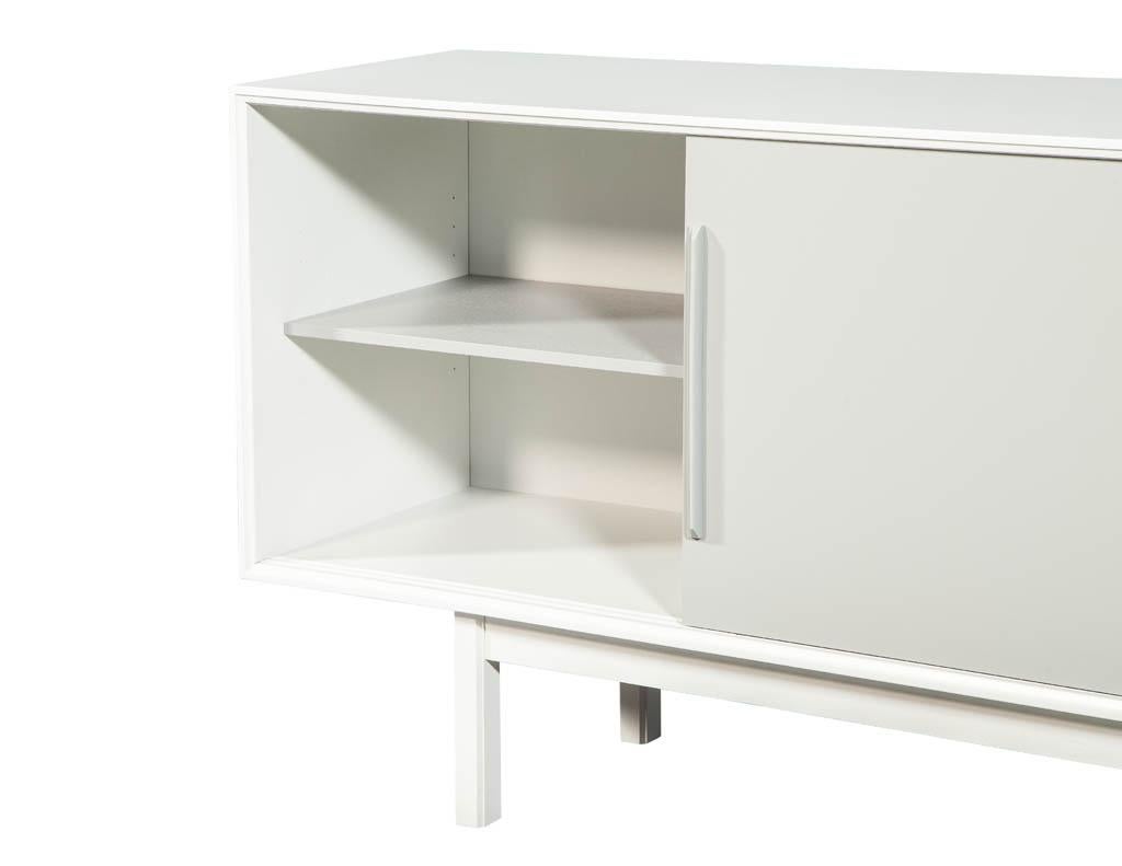 Mid-Century Modern Lacquered Sideboard Media Cabinet 8