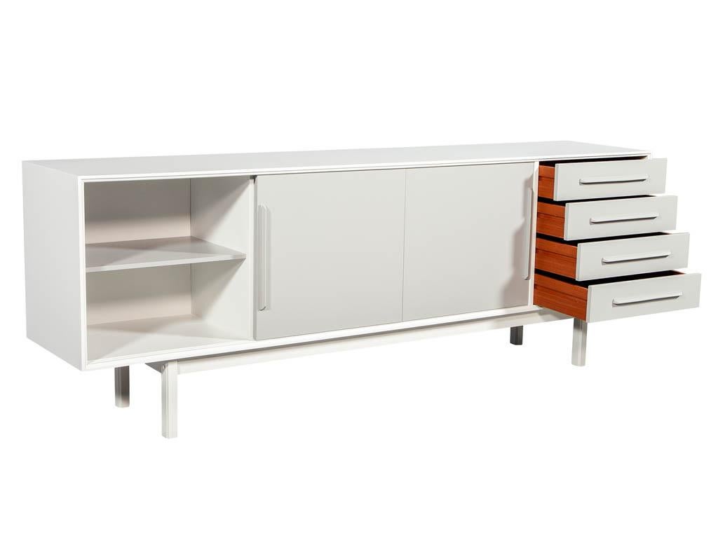 mid century modern media cabinet