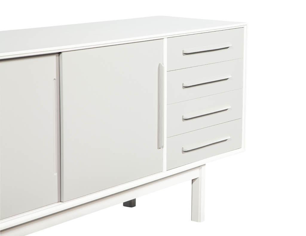Mid-Century Modern Lacquered Sideboard Media Cabinet 2