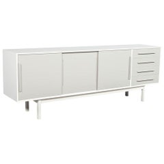 Mid-Century Modern Lacquered Sideboard Media Cabinet