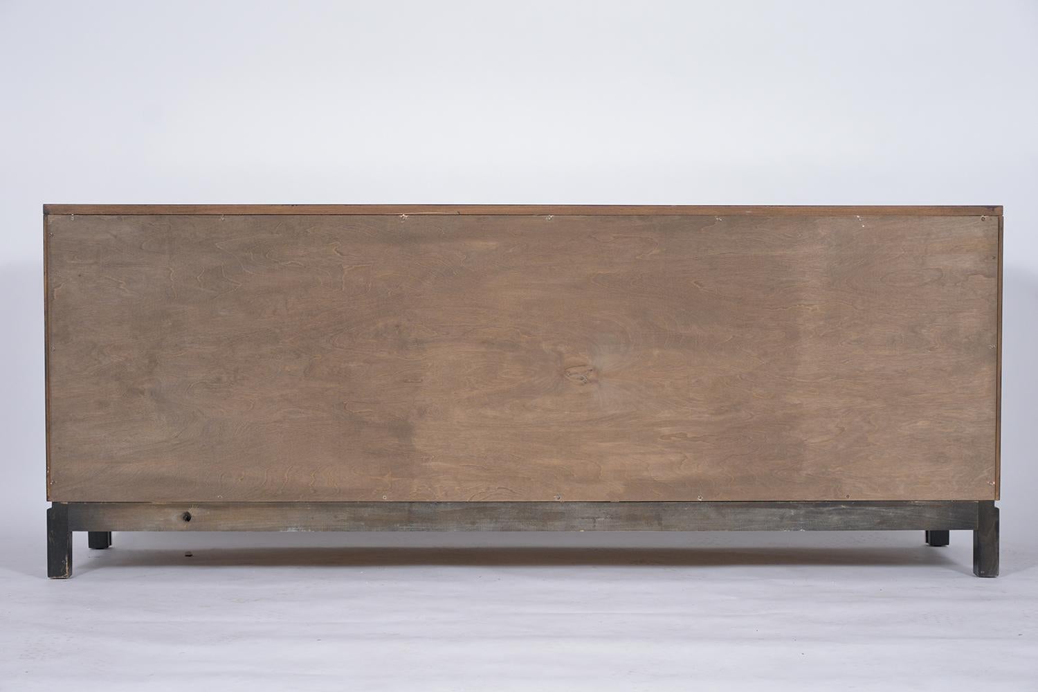 Mid-Century Modern Lacquered Walnut Dresser 6