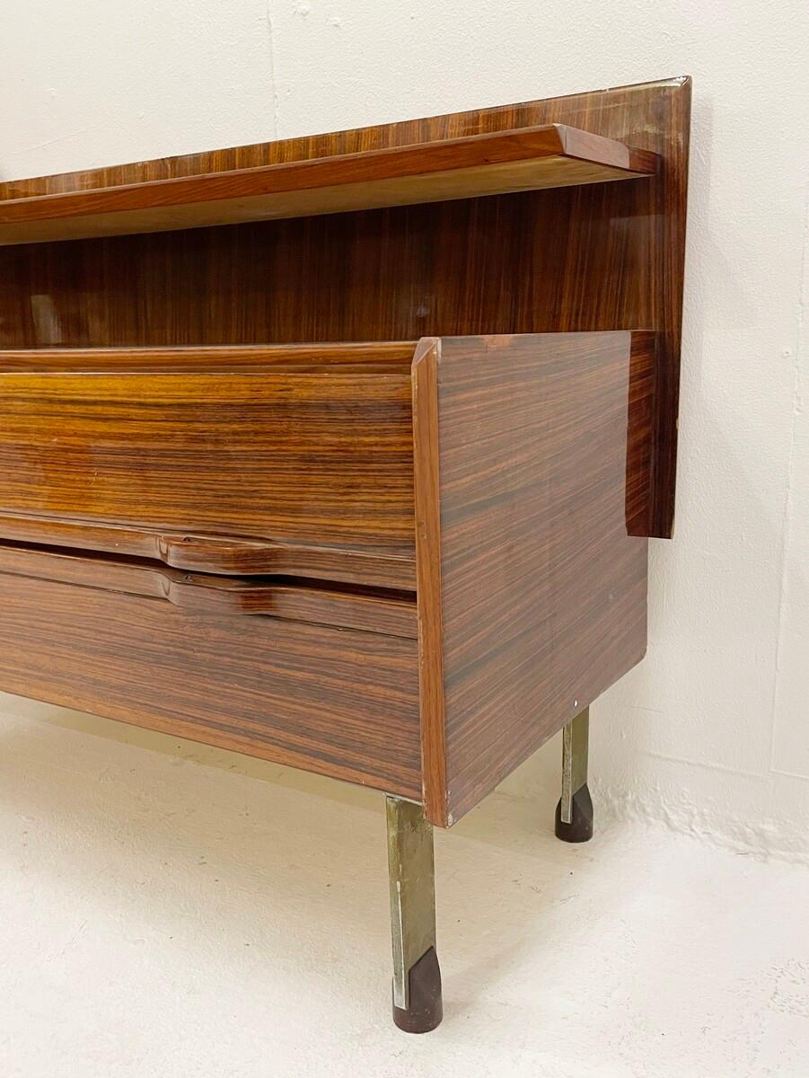 Italian Mid-Century Modern  Lacquered Wood Sideboard - Italy 1960s For Sale