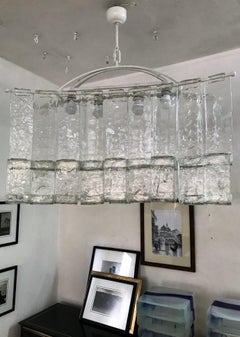 Moderner Kronleuchter „Laguna“ aus der Mitte des Jahrhunderts von Fratelli Toso, Giusto Toso, 1968